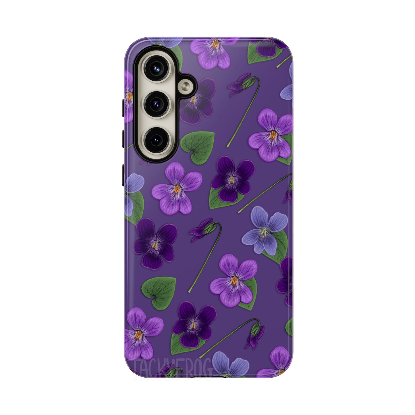 A mockup of the purple violet tough phone case.