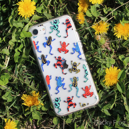 Dart Frogs Clear Phone Case