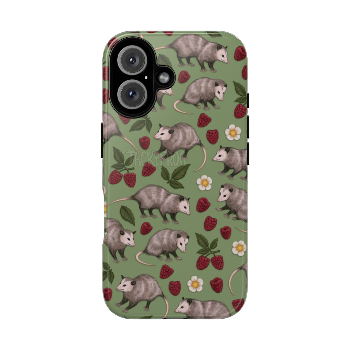 A mockup of the opossum phone case.